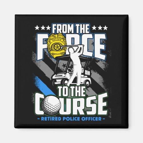 Funny Retired Lice Officer Golf Retirement Gift 