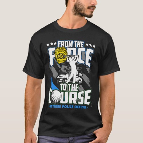 Funny Retired Lice Officer Golf Retirement Gift 
