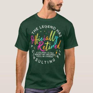 Funny Retired Lunch Lady School Cafeteria Worker R T-Shirt