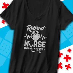 Funny Retired Nurse Joke Nursing Retirement T-Shirt