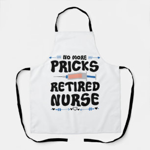 Funny Retired nurse- Nursing Retirement Party Gag  Apron