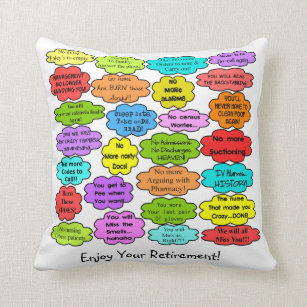 Multicolor 18x18 Cool Retiring Senior Citizen Adult Humor Designs Funny Gift for Men Women Retired Weekly Schedule Throw Pillow