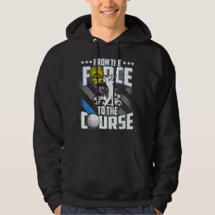 Funny Retired Police Officer Golf Retirement Gift Hoodie