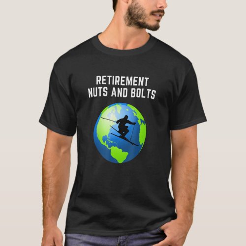Funny Retired Retirement Skiing Love Slopes Winter T_Shirt