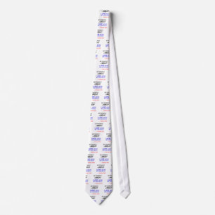 Funny Retired Slogan Tie