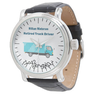 Funny Retired Truck Driver Name Jumble Numbers  Watch