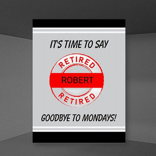 Funny Retiree Retirement Card