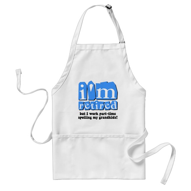 Funny retirement adult apron (Front)
