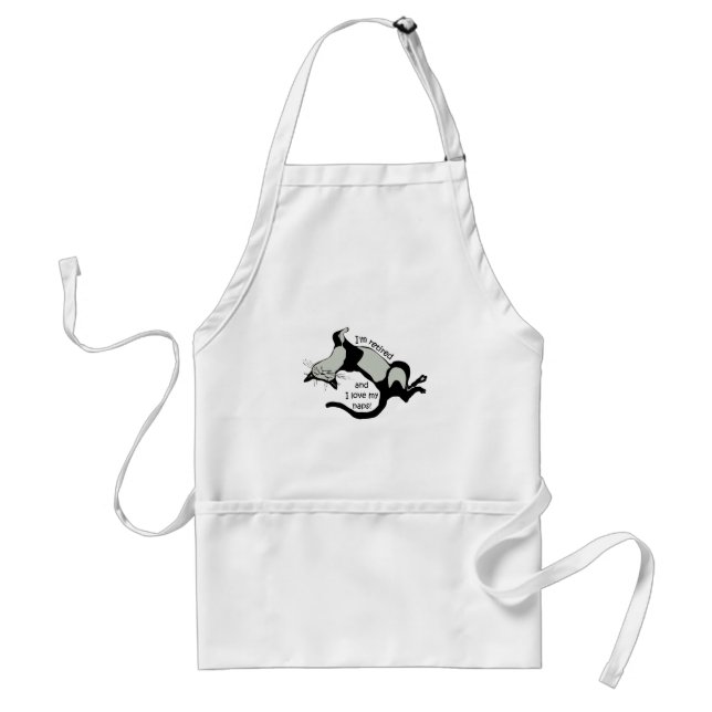 funny retirement adult apron (Front)