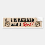 Funny Retirement Bumper Sticker at Zazzle