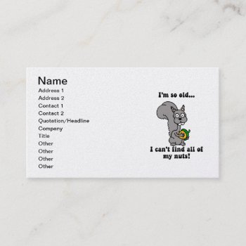 Funny Retirement Business Card by retirementhumor at Zazzle