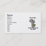 Funny Retirement Business Card at Zazzle