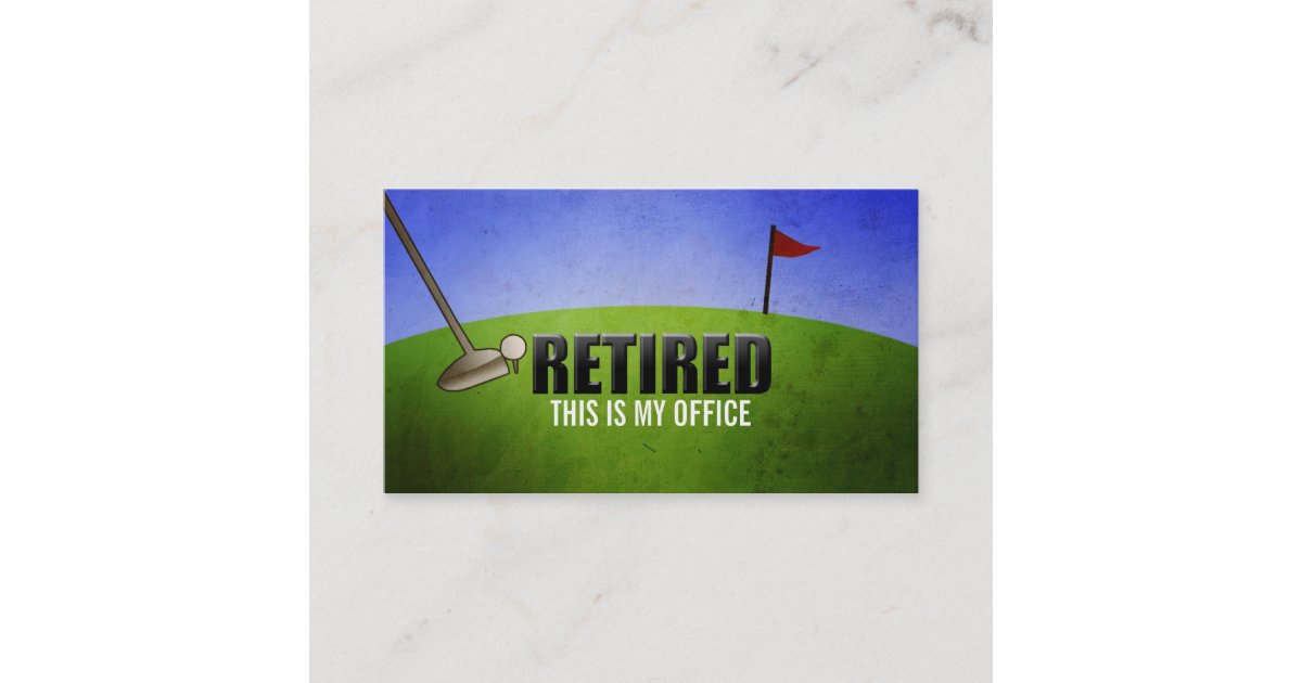 Funny Retirement Business Cards Zazzle