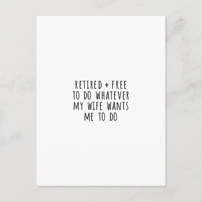 Funny Retirement Card (Front)