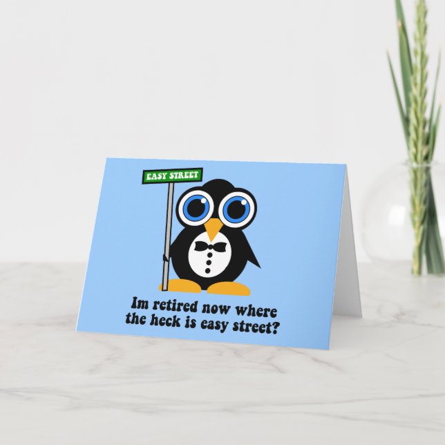 funny retirement card (Front)