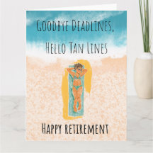 Funny Retirement Card For Her