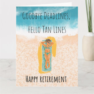 Funny Retirement Card For Her 