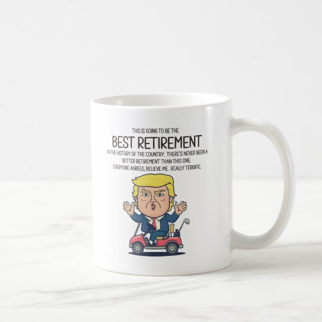 Funny Retirement Coffee Mug (Right)