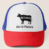 Funny Retirement Cow Out to Pasture Saying