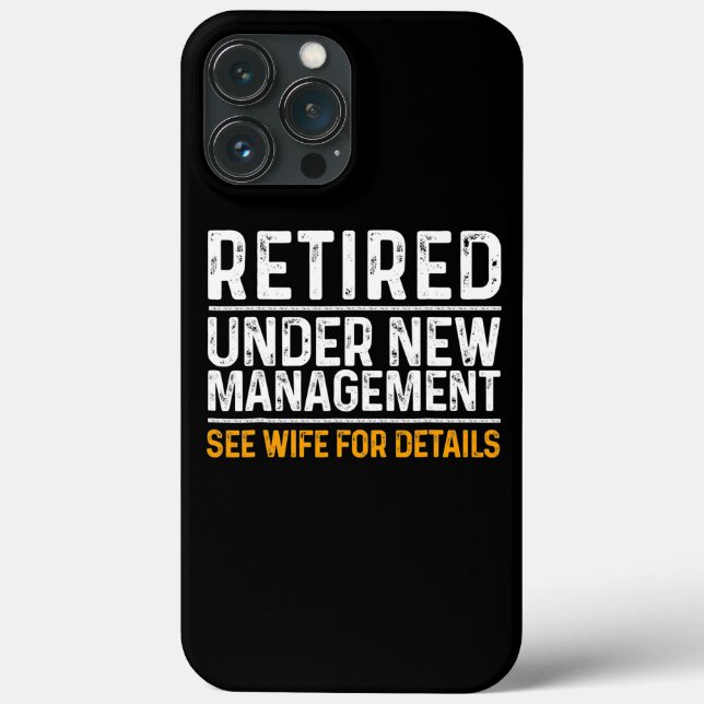 Funny Retirement Design Men Dad Retiring Party Case-Mate iPhone Case (Back)