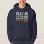 Funny Retirement Design Men Dad Retiring Party Hoodie<br><div class="desc">Funny Retirement Design Men Dad Retiring Party Humor Lovers Gift. Perfect gift for your dad,  mom,  papa,  men,  women,  friend and family members on Thanksgiving Day,  Christmas Day,  Mothers Day,  Fathers Day,  4th of July,  1776 Independent day,  Veterans Day,  Halloween Day,  Patrick's Day</div>