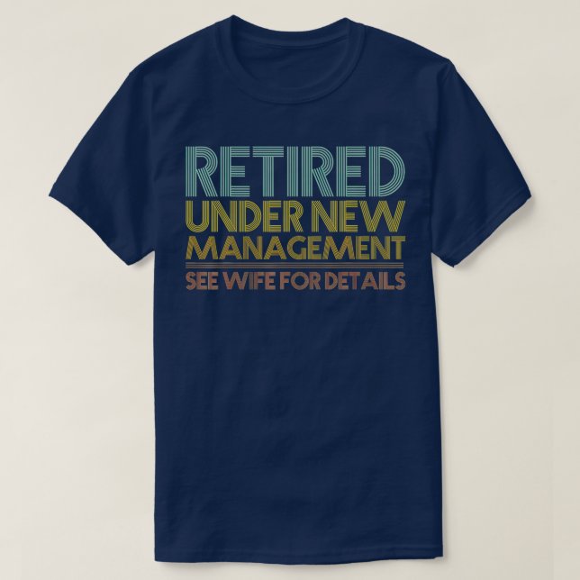 Funny Retirement Design Men Dad Retiring Party Hum T-Shirt (Design Front)