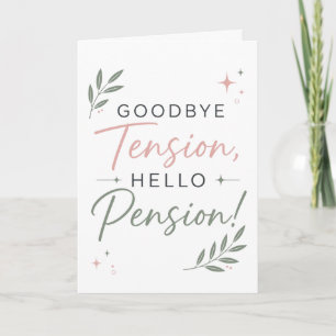 Funny Retirement Farewell Gift for Coworker Card