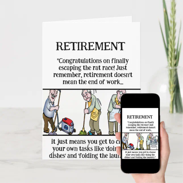 Funny Retirement for Card | Zazzle