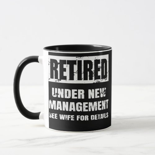 Funny Retirement for Dad or Husband on Fathers Mug
