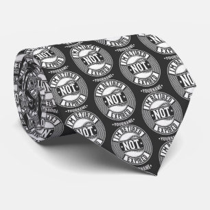 Funny Retirement Gift I'm Retired NOT Expired Neck Tie
