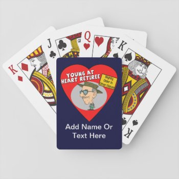 Funny Retirement Gift Playing Cards by sagart1952 at Zazzle