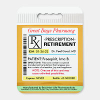 Funny Retirement Gift RX Seat Cushion