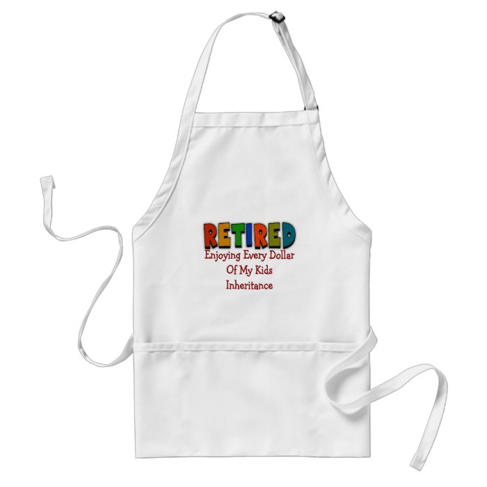 Funny Retirement Gifts Apron