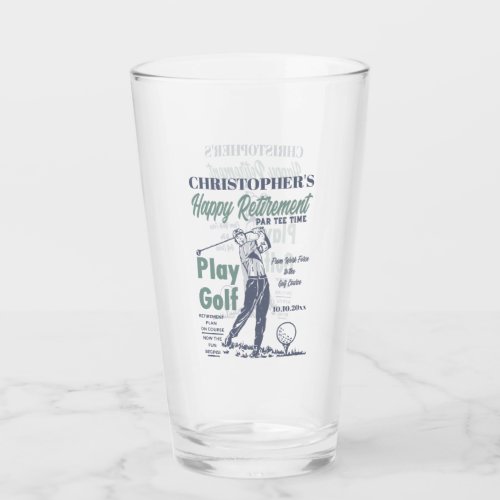 Funny Retirement Golfer Theme Retro Golf
