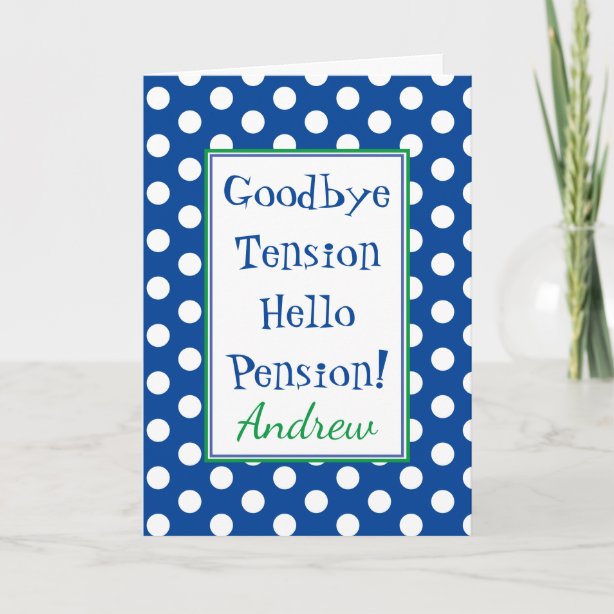 Pension Cards Zazzle
