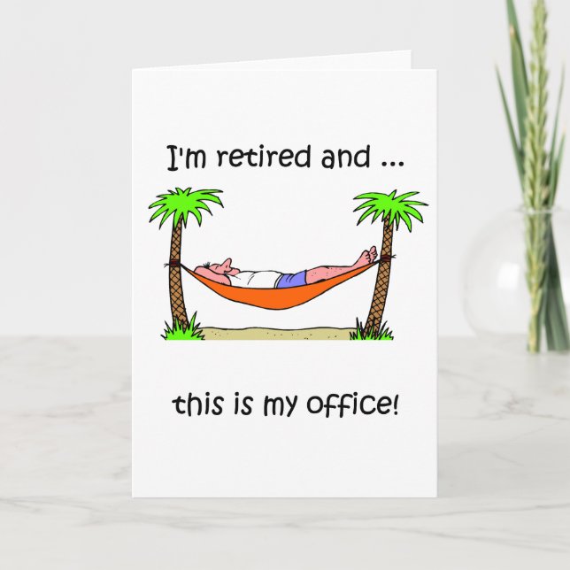 Funny retirement humor announcement (Front)