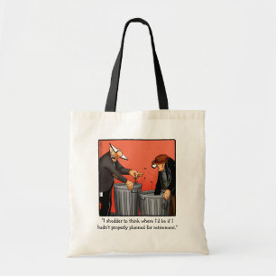 Funny Retirement Humor Book Tote Bag