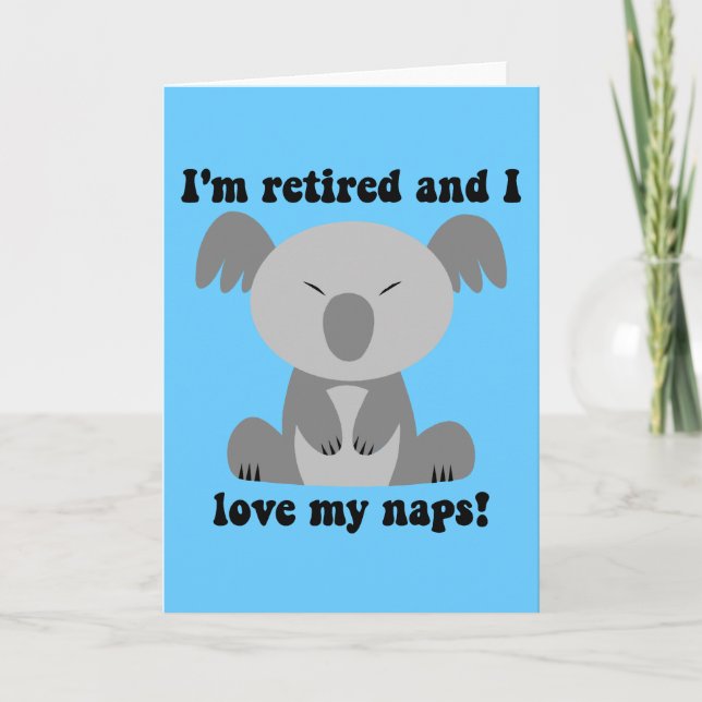 Funny retirement humor card (Front)