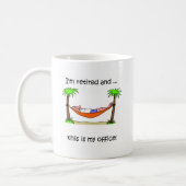 Funny retirement humor coffee mug (Left)