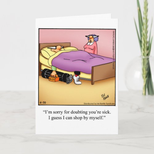 Funny Retirement Humor Greeting Card 
