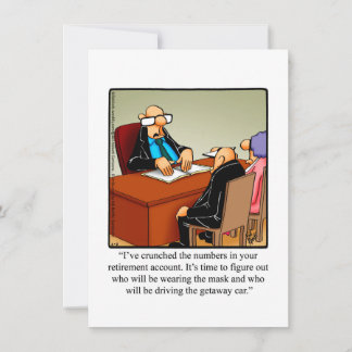 Funny Retirement Humor Party Invitations