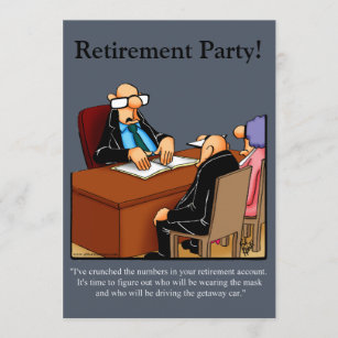 Humorous Retirement Invitations & Invitation Templates | Zazzle