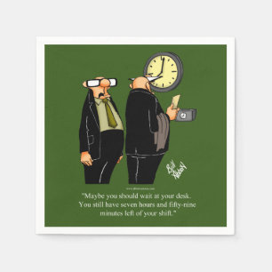 Funny Retirement Humor Party Napkins