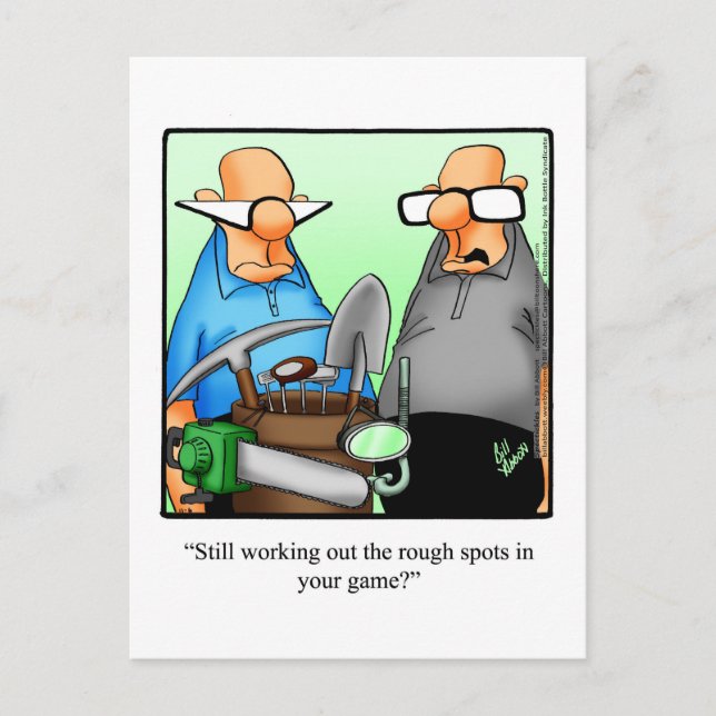 Funny Retirement Humor Postcard "Spectickles" (Front)