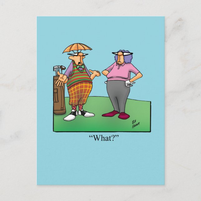 Funny Retirement Humor Postcard "Spectickles" (Front)