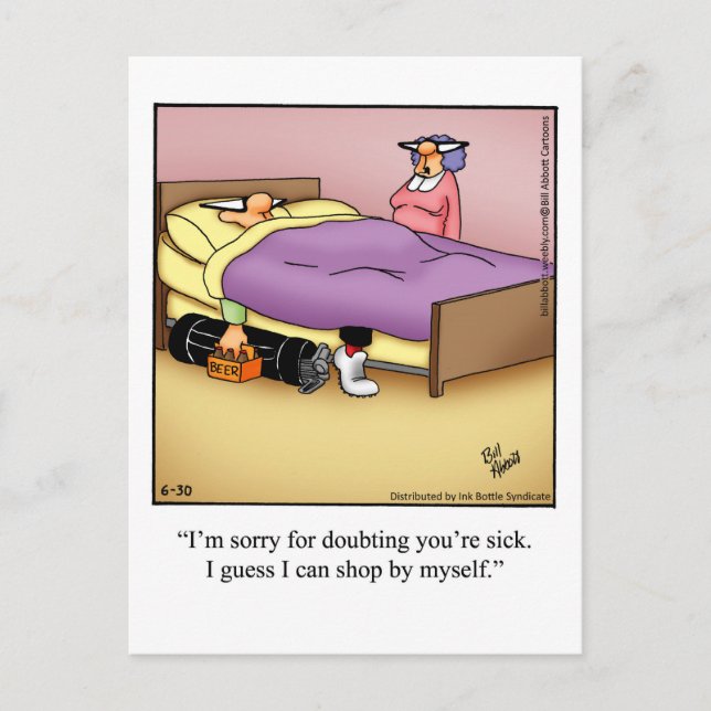 Funny Retirement Humor Postcard "Spectickles" (Front)