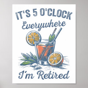 Funny Retirement Humor Tail Gl Humor Retired Joke Poster