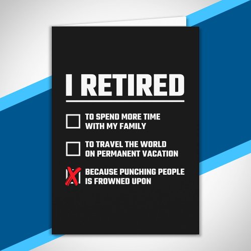 Funny Retirement _ Im Retired _ Happy Retirement Card