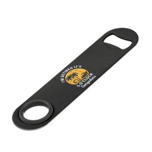 Funny Retirement It's 5 O'Clock Somewhere Bar Key