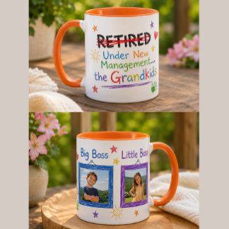 Funny Retirement Mug with Grandkids (Customizable)